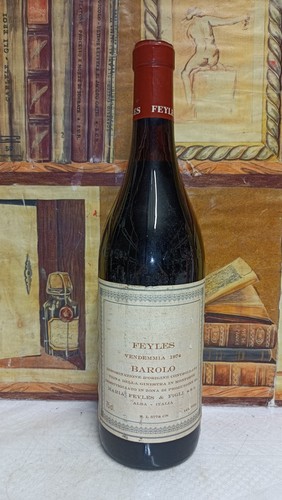 Vino 1974 barolo maria feyles - vino,