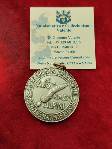 Medaglia adunata alpini 1975 - medaglia,
