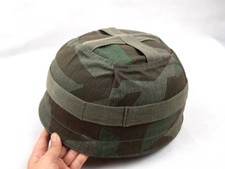 WWII German Fallschirmjager Paratrooper M38 Helmet Cover Splinter Camo Color 