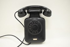 Telefono a Disco SIEMENS OLAP Milano da Muro in Bachelite Vintage