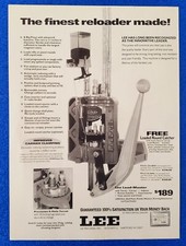 1992 LEE LOAD MASTER PRESS / RICARICA MUNIZIONI STAMPA ORIGINALE PUBBLICITÀ CACCIA / TIRO
