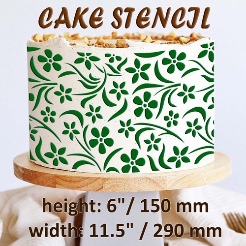 Stencil per torte floreale - ,