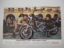 advertising Pubblicità 1980 MOTO HONDA CX 500 CUSTOM