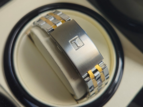 Tissot gold two tone 19mm - tissot,