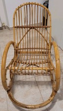 Sedia a dondolo in legno