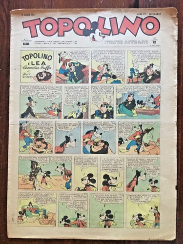 Giornale topolino anno xvi - giornale,
