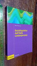 LIBRO: Sociolinguistica dell'Italia contemporanea  Mari D'Agostino 2007