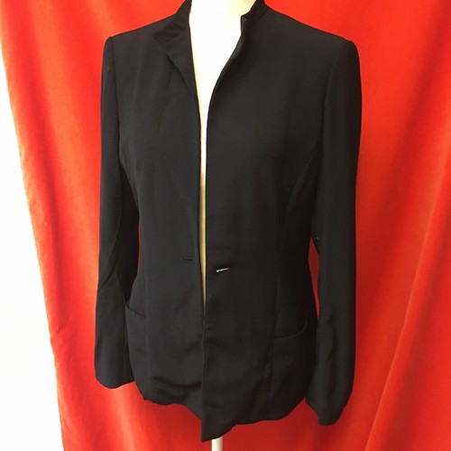 Blazer agnona lana crepe collo - crepe,