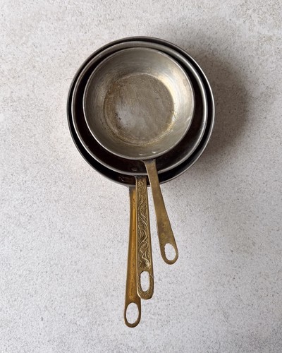 Padelle vintage turche manico