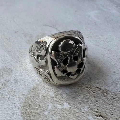Anello vintage aquila - anello, militare
