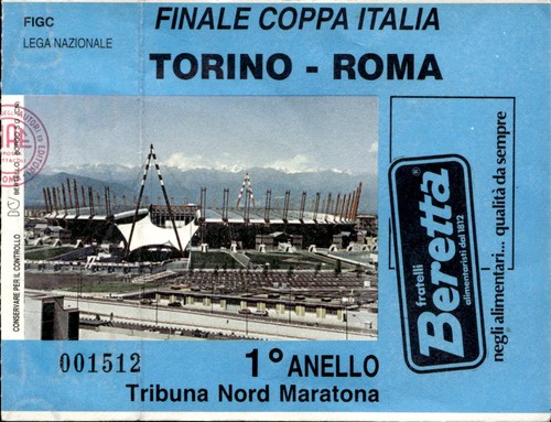 Biglietto calcio finale coppa - biglietto,