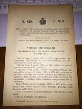 REGIO DECRETO COST UFFICIO DISTACCATO NAVIGAZIONE STRETTO DI MESSINA DIR PALERMO