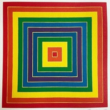 Frank Stella Litografia COA