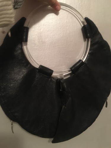 Borsa pelle nera - , artissima