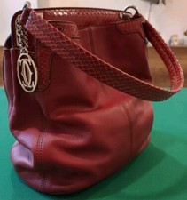 Borsa Cartier mod. Sac Hobo Rouge in pelle. Made in Italy. Prova di originalità.