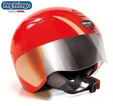 CASCO MOTO DUCATI rosso bimbo CS0707  Peg Perego -nuovo-Italia
