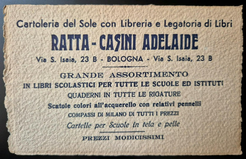 G3403 bologna via - bologna, isaia