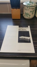 Technics SH-8045 Manuale