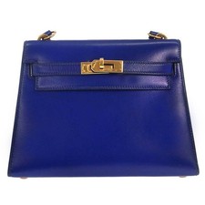 Hermes Blue Saphir Box Calf