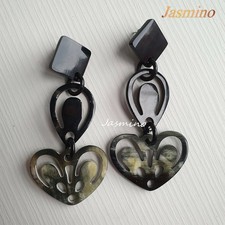 Orecchini corno di bufalo