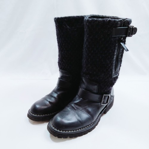 Stivali chanel donna pelle - chanel,