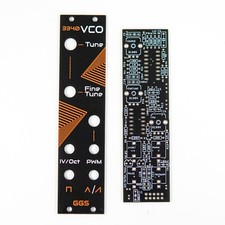 3340 Mini VCO / PCB + pannello frontale / fai da te / Eurorack / sintetizzatore analogico / modulare / GGS