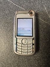 Nokia 6680 grigio argento cellulare con tasti cellulare vintage porta pezzi di ricambio