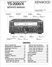 KENWOOD TS-2000 USER & SERVICE