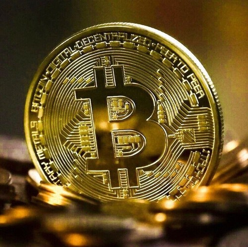 Bitcoin btc moneta - moneta, metallo