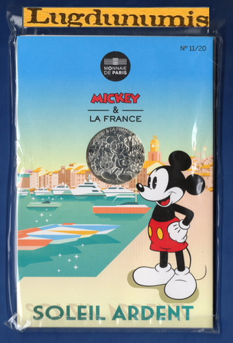 Euro argent mickey - argent,