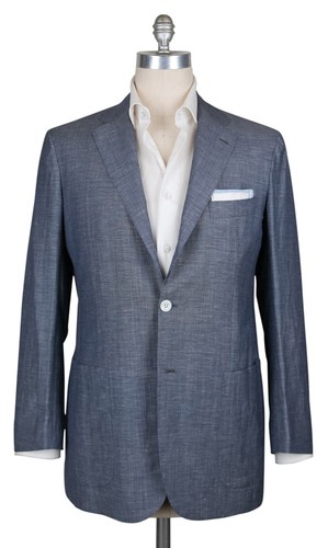 Giacca sportiva kiton blu navy - giacca,