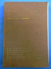 TRAVELLERS POCKET REFRENCE TO EUROPE US INFO ON TRAVEL HOTELS SCHOOL 1939 VG