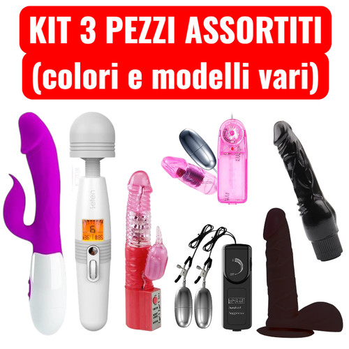 Kit vibratori dildo - kit, 3