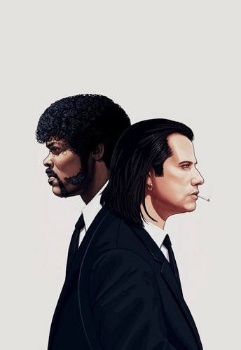 Pulp fiction john travolta - fiction,
