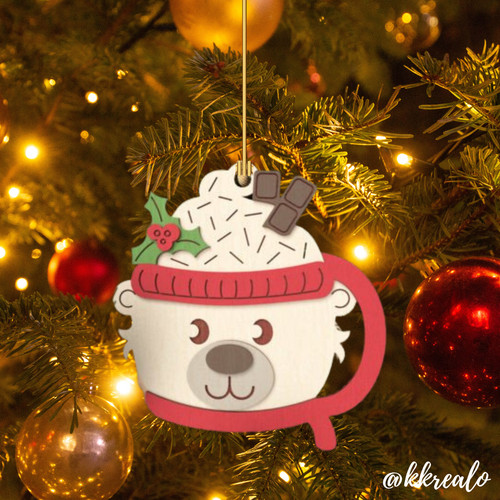 Decorazione natale legno - in,