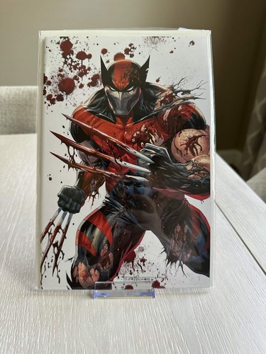 Deadpool black white blood - deadpool,