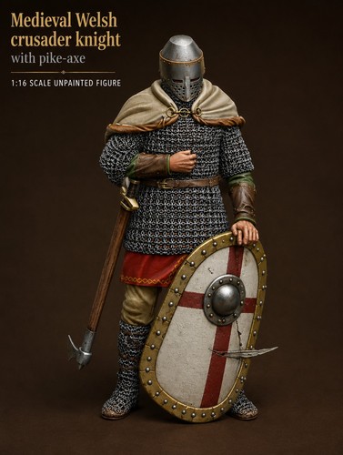 Modellino cavaliere crociato - cavaliere,