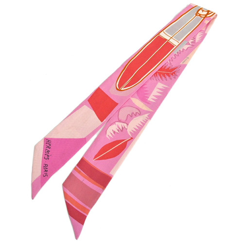 Hermes twilly rosa mare - rosa, surf