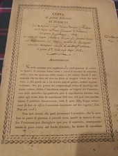 Copia Permuta 1812 Con Timbro