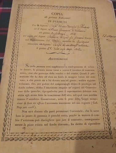 Copia permuta 1812 con - permuta,