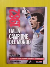 ALBUM ITALIA CAMPIONI DEL MONDO 1982 SPAGNA 82 ANASTATICA L'UNITA FIGURINE