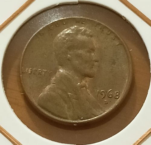 Moneda one cent año 1968 - , d