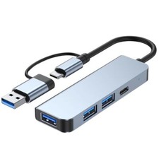 TYPE-C e USB 3.0 a HUB 4 in 1