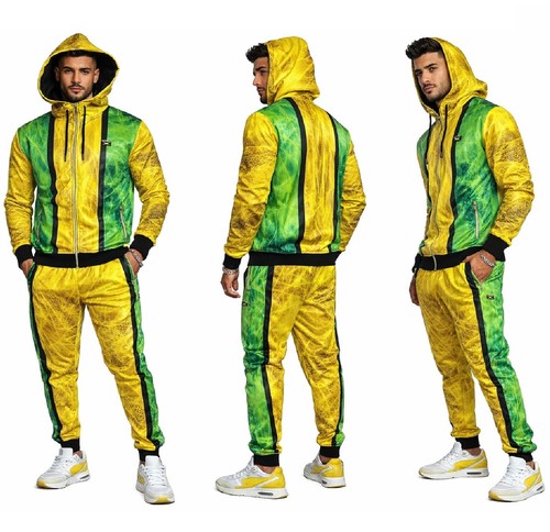 Tuta uomo giallo - verde,