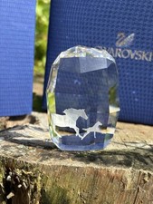 Swarovski SCS Crystal Society Fermacarte Cavalli Anno 2014 Nuovo Riservato Soci