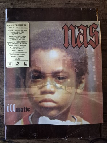 Nas illmatic new - sealed, 24k