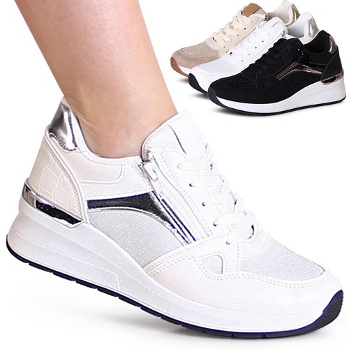 Sneaker plateau donna - plateau, con