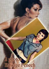 2 PHOTOS -  Edwige FENECH  - 
