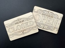 Targa insegna Aperto-Chiuso in