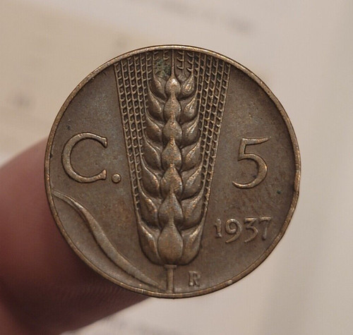 Centesimi 1937 spiga rara - centesimi,